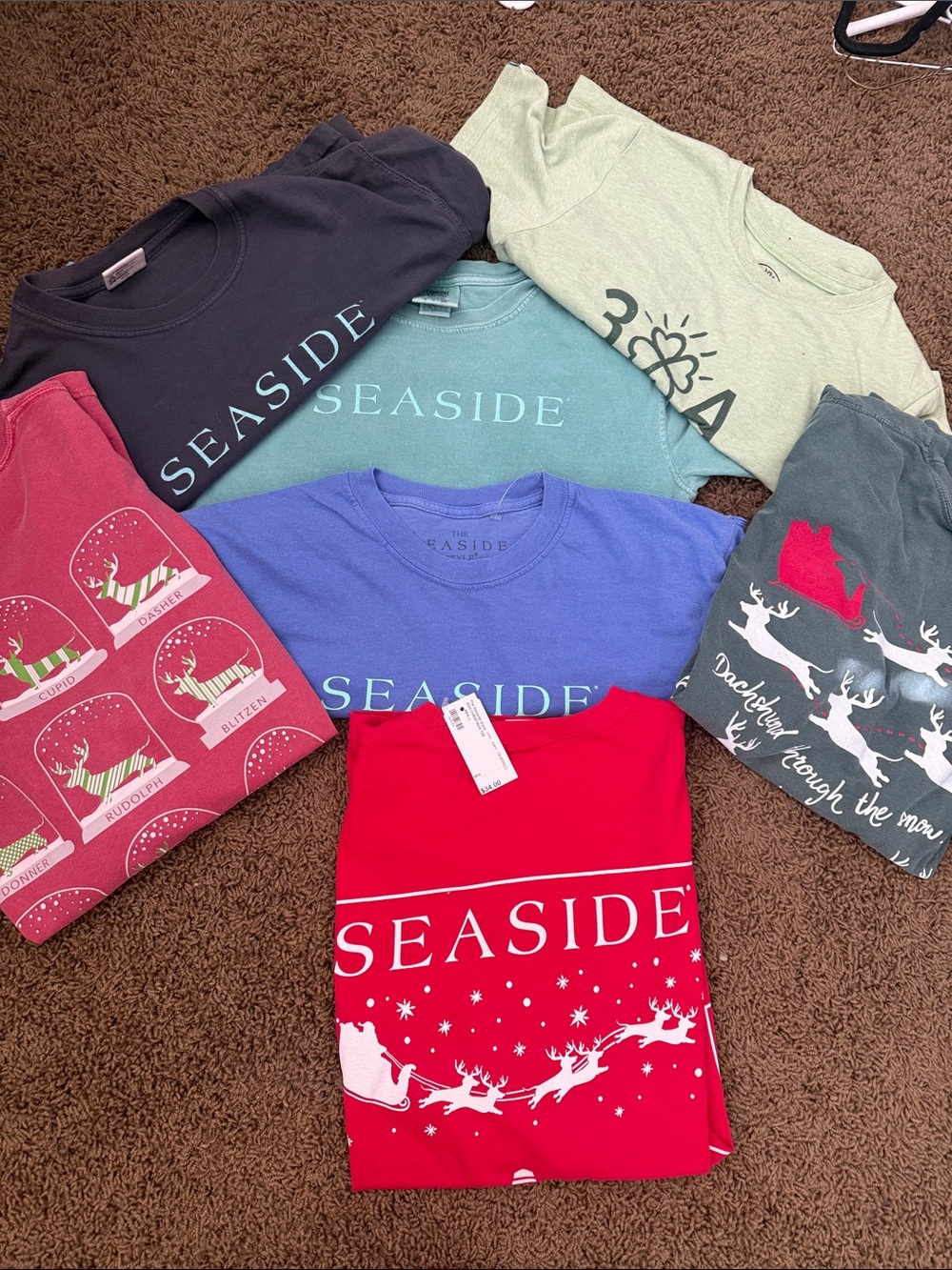 Seaside Graphic tee lot of 7